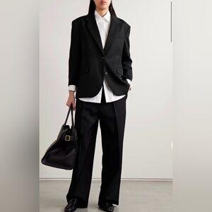 The Row Viper virgin wool oversized blazer